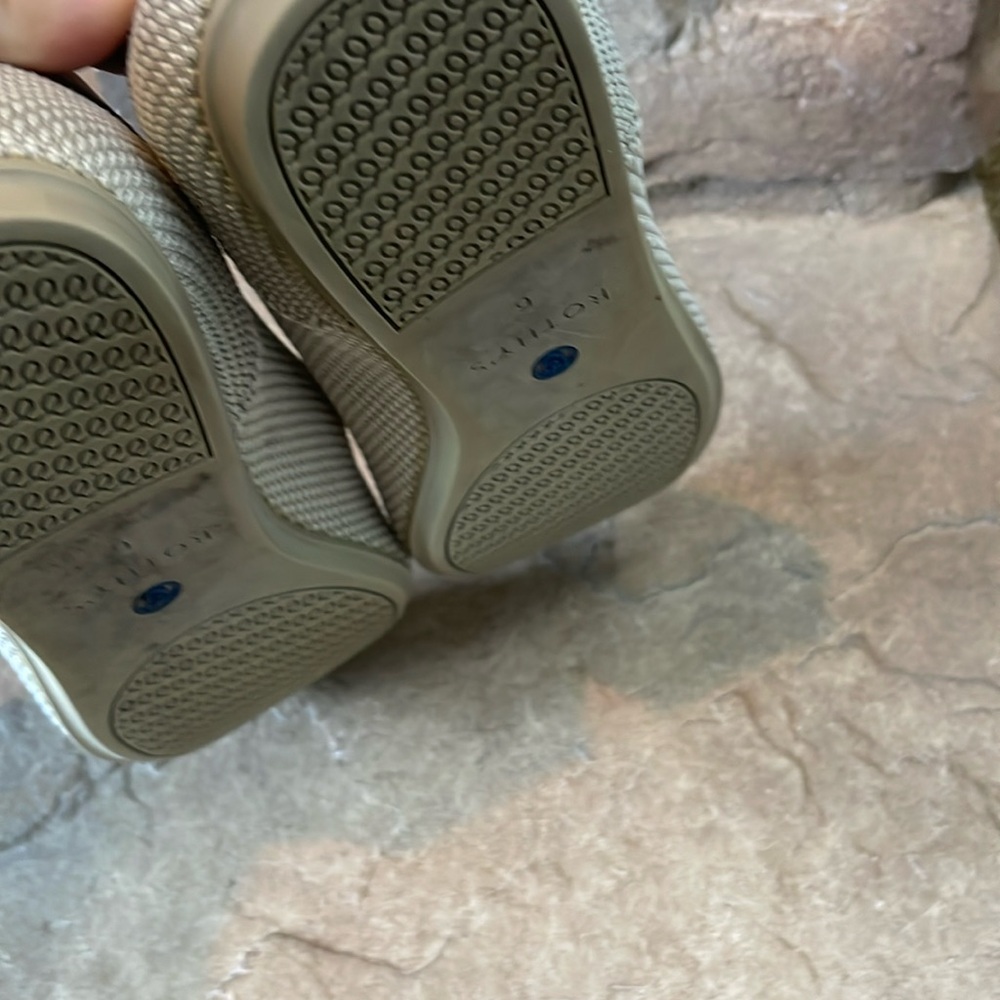 Rothy's Cream and Blue Flats - Picture 7 of 7